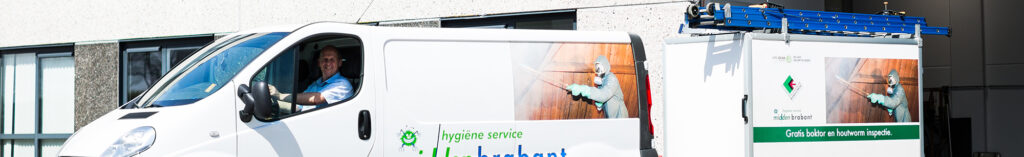 bedrijfsauto bestrijding houtworm en boktor